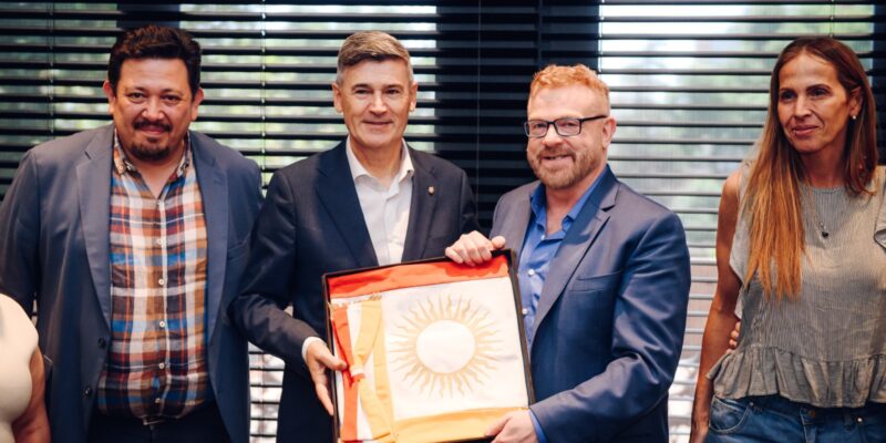 Passerini Recibió Al Científico Cordobés De Reconocimiento Internacional Gabriel Rabinovich