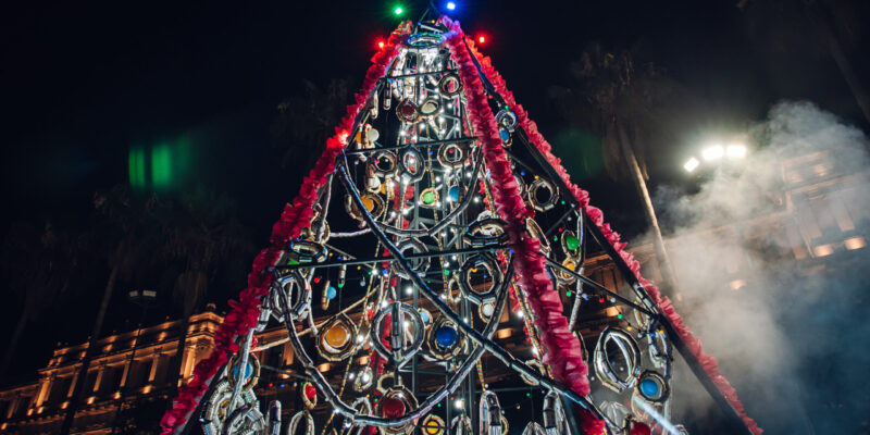 Desde El Próximo Lunes, El árbol De Navidad Iluminará La Plaza San Martín