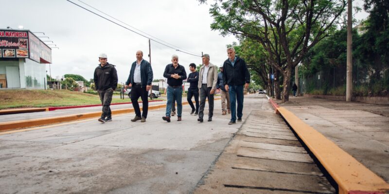 Passerini Inauguró El Desagüe Pluvial Y El Nuevo Corredor De Sagrada Familia