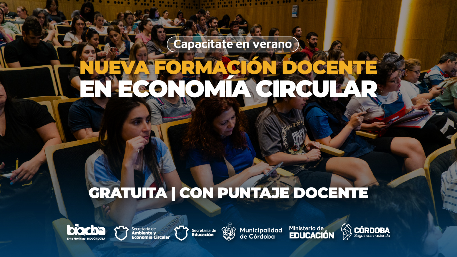 Nueva capacitación docente en Economía Circular – Municipalidad de Córdoba.