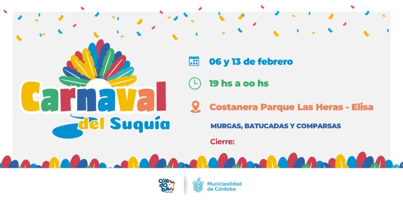 El Río Se Vuelve A Vestir De Colores: Llega La Segunda Edición Del “Carnaval Del Suquía”