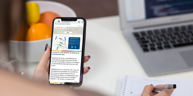 El Canal De WhatsApp De La Municipalidad, Una Forma De Recibir Información De Servicios, Noticias Y Alertas Directamente En El Celular