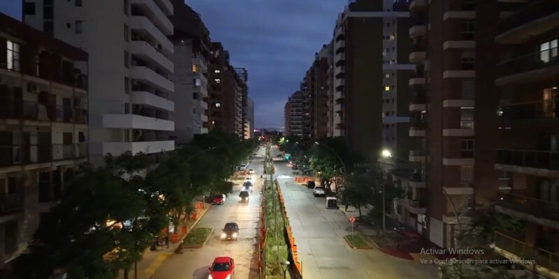 Avanza La Bulevarización Del Corredor San Juan: Habilitaron Provisoriamente El Tránsito En La Mano Hacia Patio Olmos