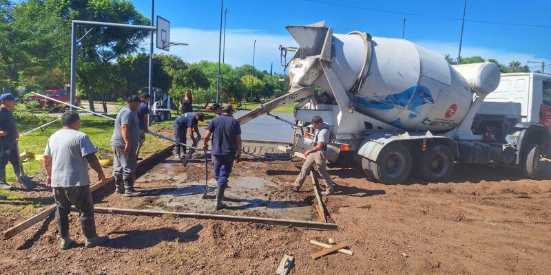 Presupuesto Participativo Barrial: Amplían El Playón Deportivo De Barrio Residencial San José