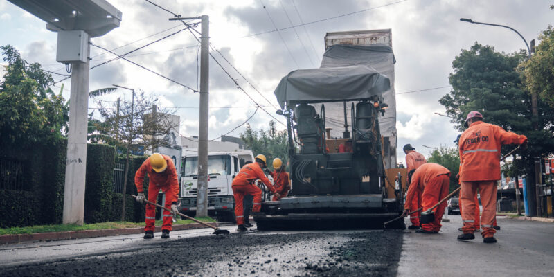 Rehabilitación De Avenida La Cordillera: Ya Se Completaron 2400 Metros Lineales De Asfalto