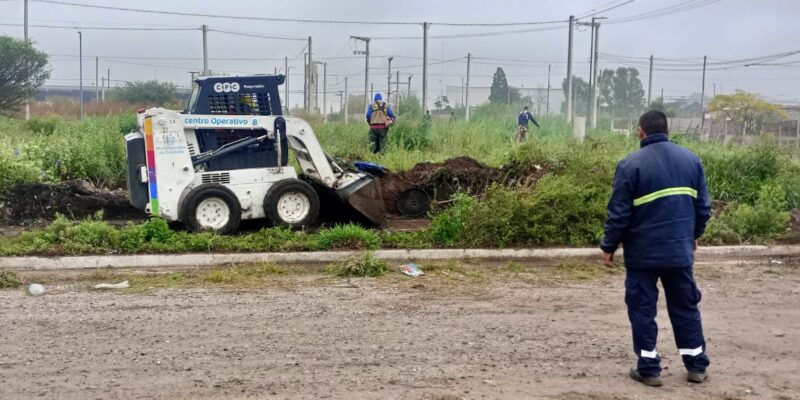 Operativo Integral En Barrio Zepa C Con Tareas De Saneamiento Urbano