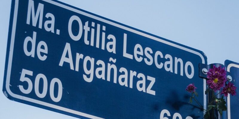 Homenaje A 50 Años De La Dictadura: Designan Con El Nombre “Maria Otilia Lescano De Argañaraz” A Una Calle En El Parque Sarmiento