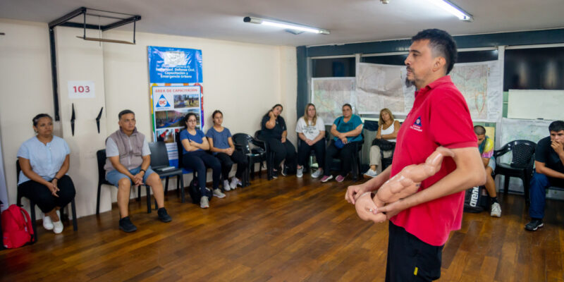 El Polideportivo Municipal General Bustos Abre Las Inscripciones A Una Nueva Capacitación Gratuita De RCP Y Primeros Socorros Urbanos