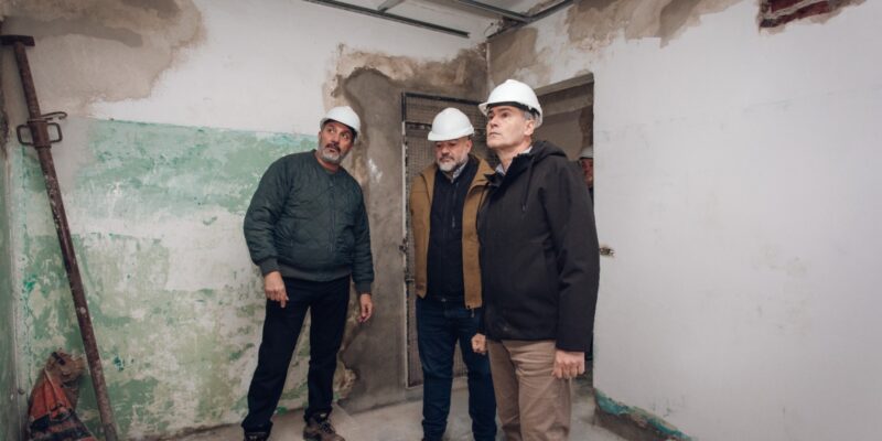 Con Un 75% De Avance, Passerini Inspeccionó Las Obras Del Hospital Veterinario Municipal De Urgencias