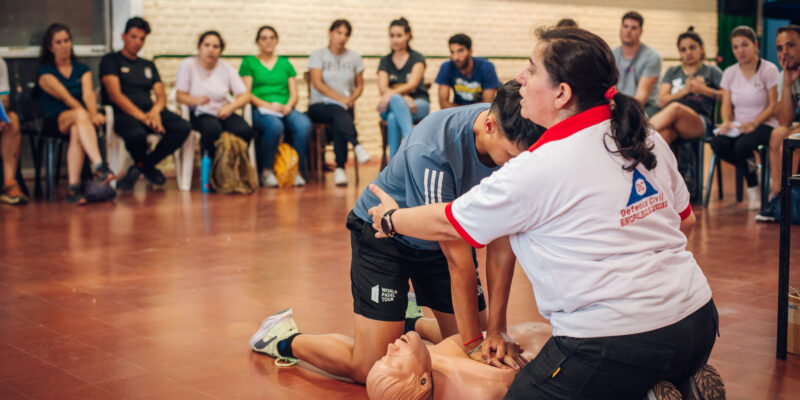 Nueva Capacitación Gratuita De RCP Y Primeros Socorros Urbanos En El Polideportivo Municipal General Bustos