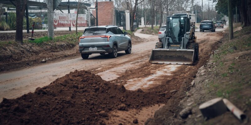 Reparan 450 Metros De La Calle Agustín Piaggio En Barrio Quintas De Italia
