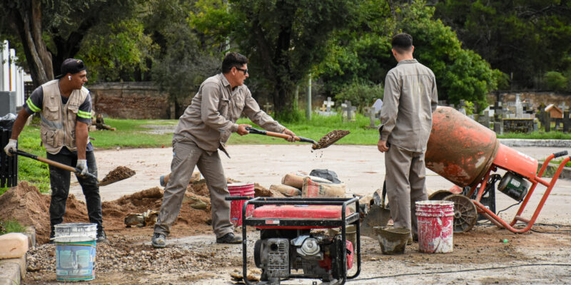 Cementerio San Vicente: Continúan Las Obras De Su Puesta En Valor