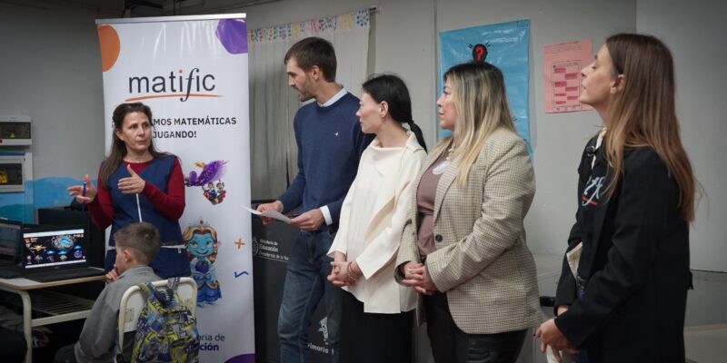 Una Referente Internacional De Matific Recorrió Las Escuelas Municipales Para Conocer La Integración Tecnológica En Las Aulas