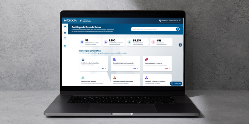 MiDocta: La Municipalidad Incorpora El Catálogo De Base De Datos Con Información Sobre Servicios, Barrios Y Espacios Públicos