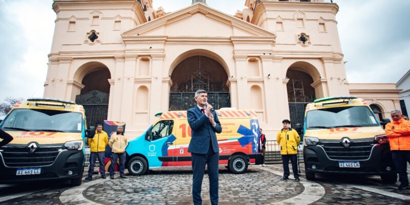 Passerini Modernizó La Flota Del Servicio 107: Se Incorporan Tres Ambulancias De Alta Complejidad Y Seis Motoambulancias Para Fortalecer La Capacidad Operativa