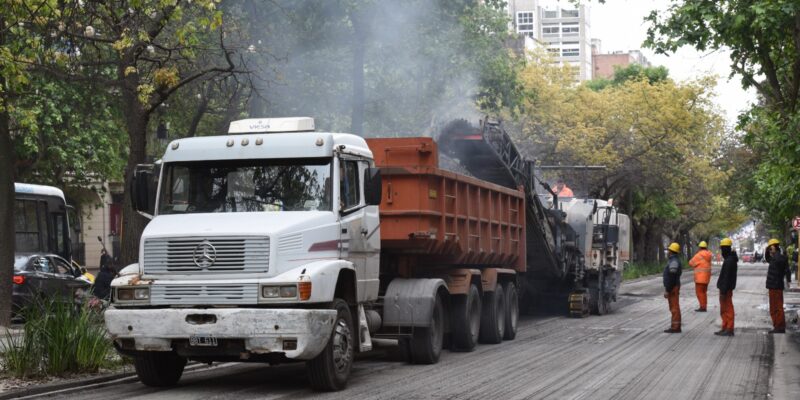 Bulevar Chacabuco: Finalizó La Rehabilitación En El Carril De Particulares Y Los Trabajos Se Trasladan A La Calzada Oeste